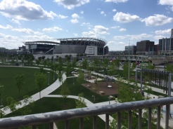 Paul Brown Stadium is the home of th NFL's Cincinnati Bengals.