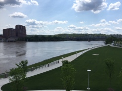 During the 19th Century, the Ohio River was part of the border between free and slave territory.