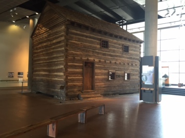 A well-preserved slave pen is on displat at the National Underground Railroad Freedom Center.